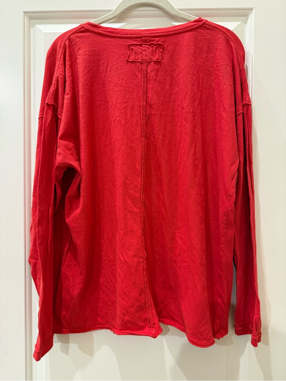 We The Free Bright Red Crewneck Long Sleeve - Picture 3 of 5